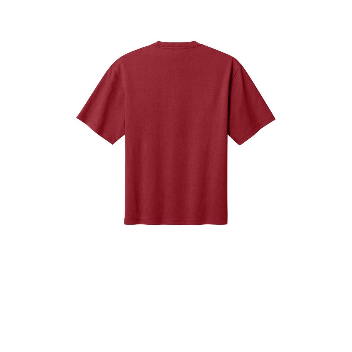 District 7-Oz. Gritty Tee — Cherrywood (Back)