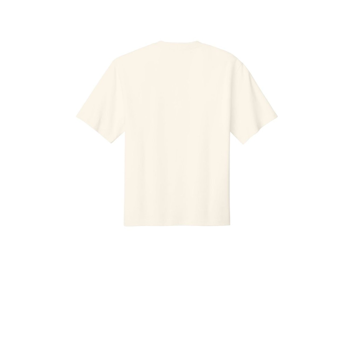 District 7-Oz. Gritty Tee — Ivory (Back)