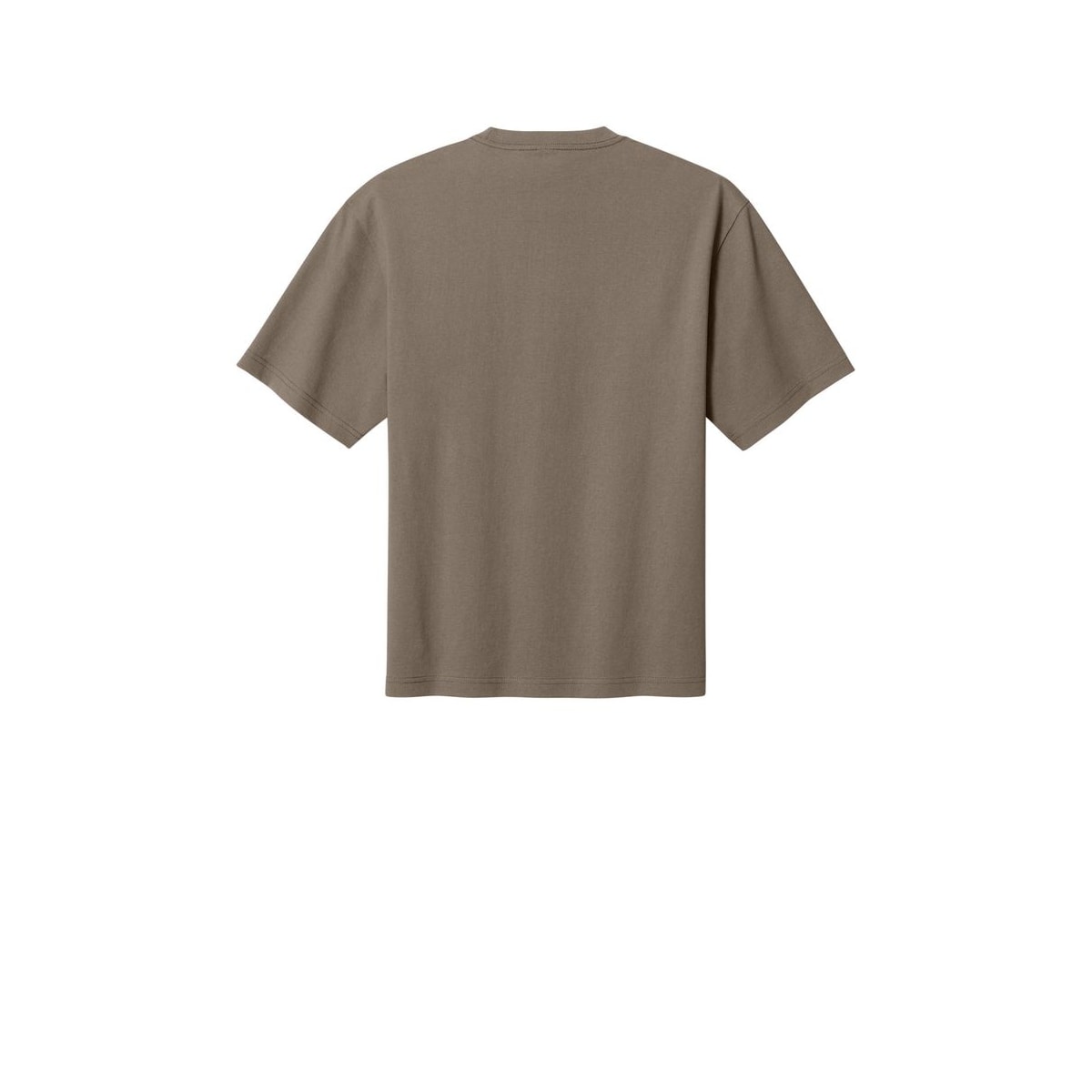 District 7-Oz. Gritty Tee — Warm Taupe (Back)