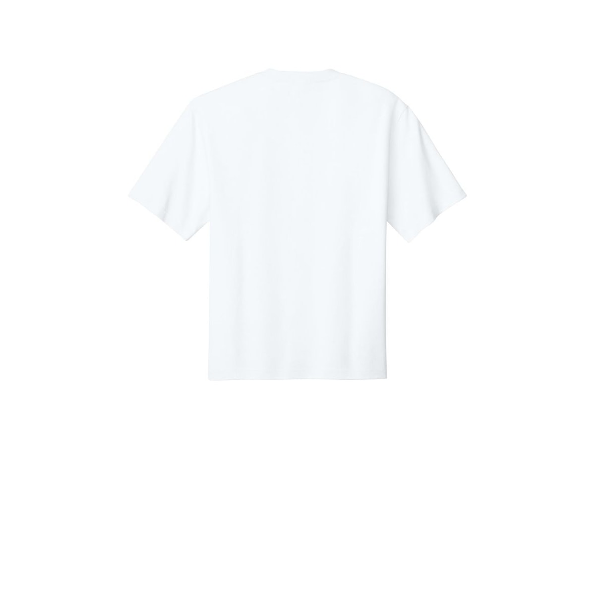 District 7-Oz. Gritty Tee — White (Back)