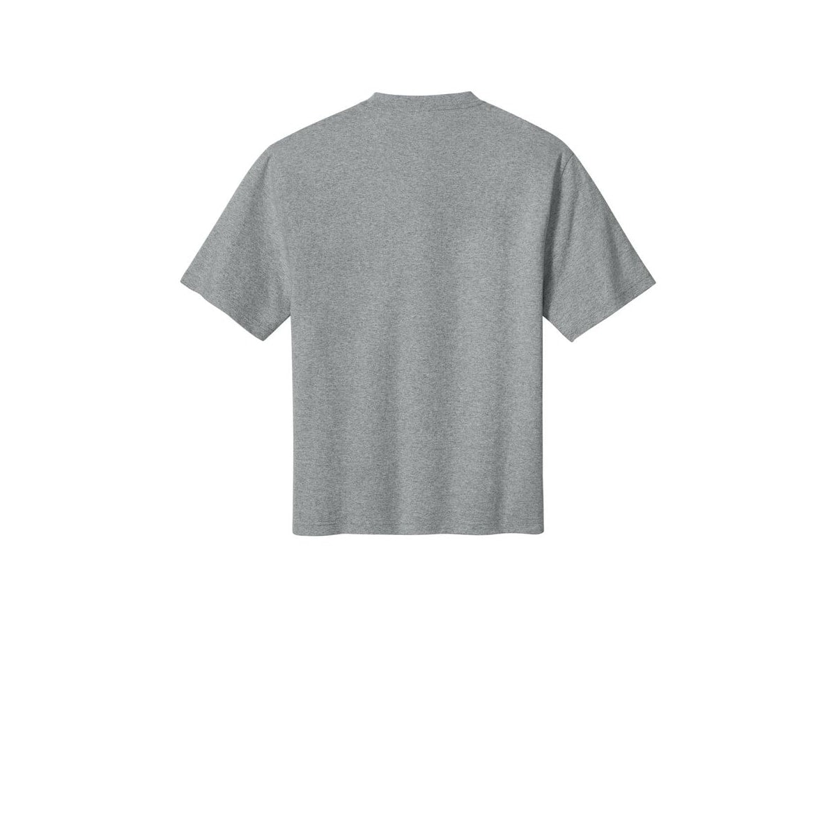 District 7-Oz. Gritty Tee — Light Heather Grey (Back)