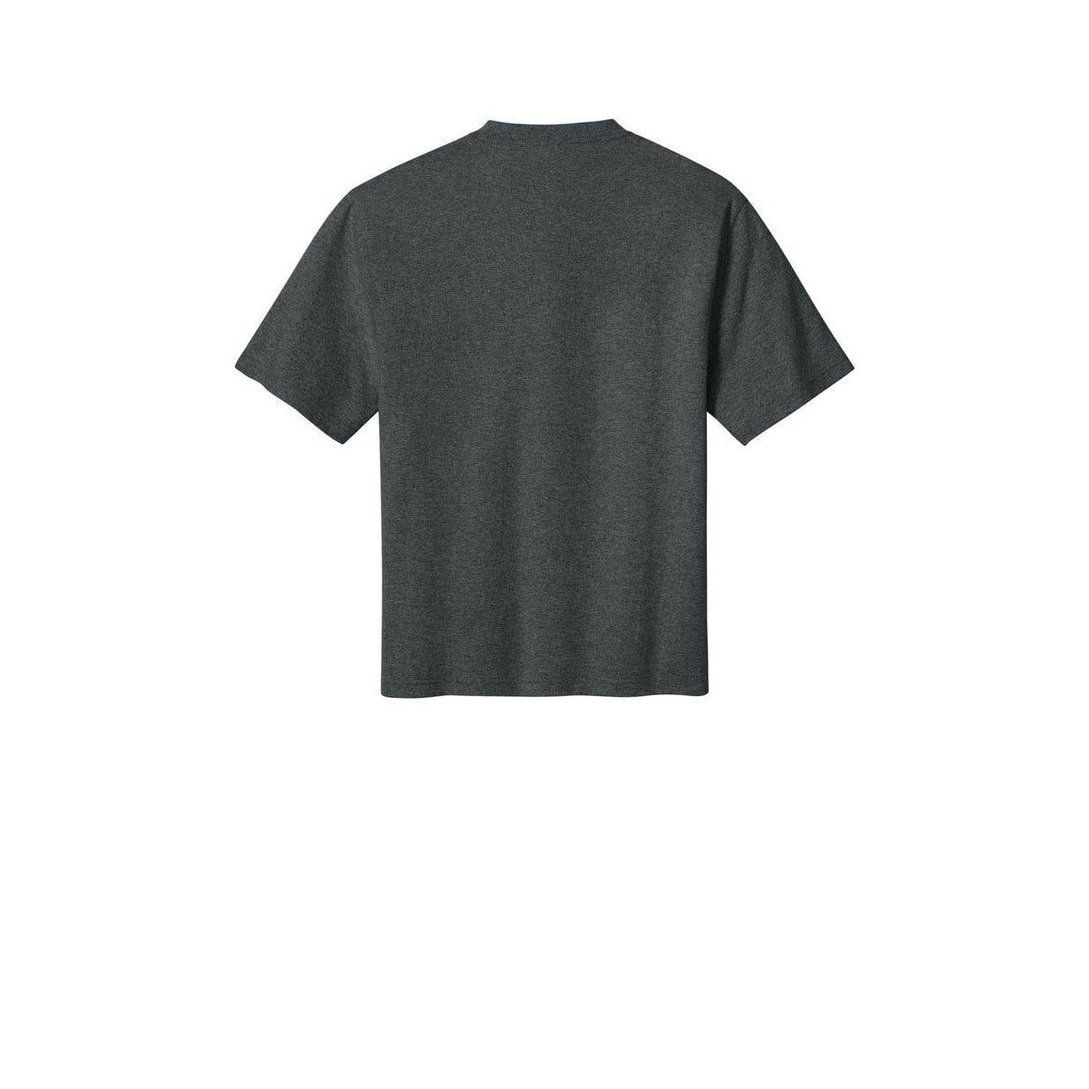 District 7-Oz. Gritty Tee — Heathered Charcoal (Back)