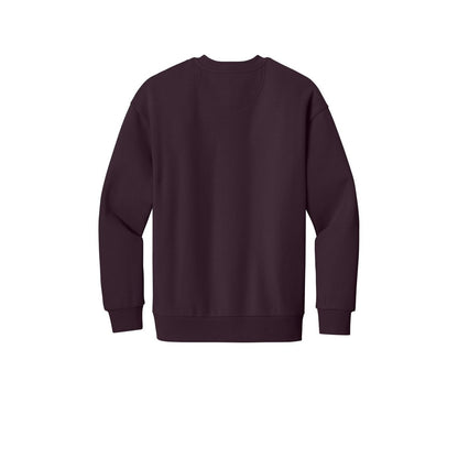 District V.I.T. Heavyweight Fleece Crew — Bordeaux (Back)