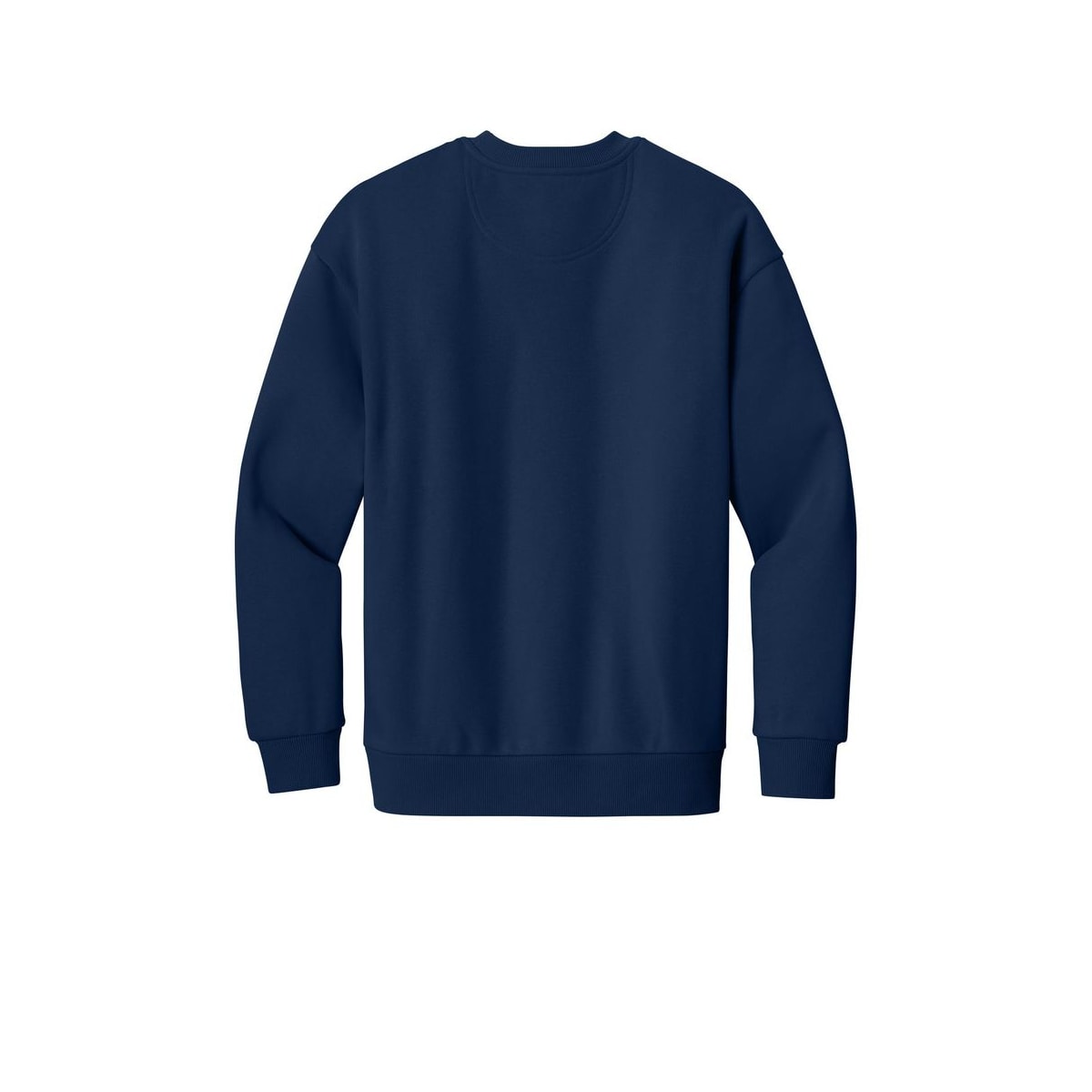 District V.I.T. Heavyweight Fleece Crew — Dark Royal (Back)