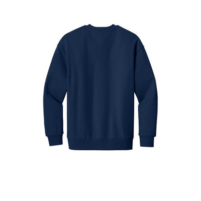 District V.I.T. Heavyweight Fleece Crew — Dark Royal (Back)