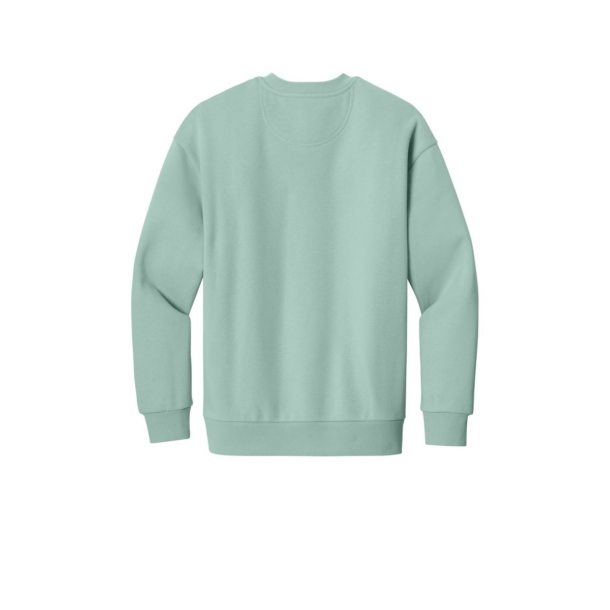 District V.I.T. Heavyweight Fleece Crew — Dusty Sage (Back)