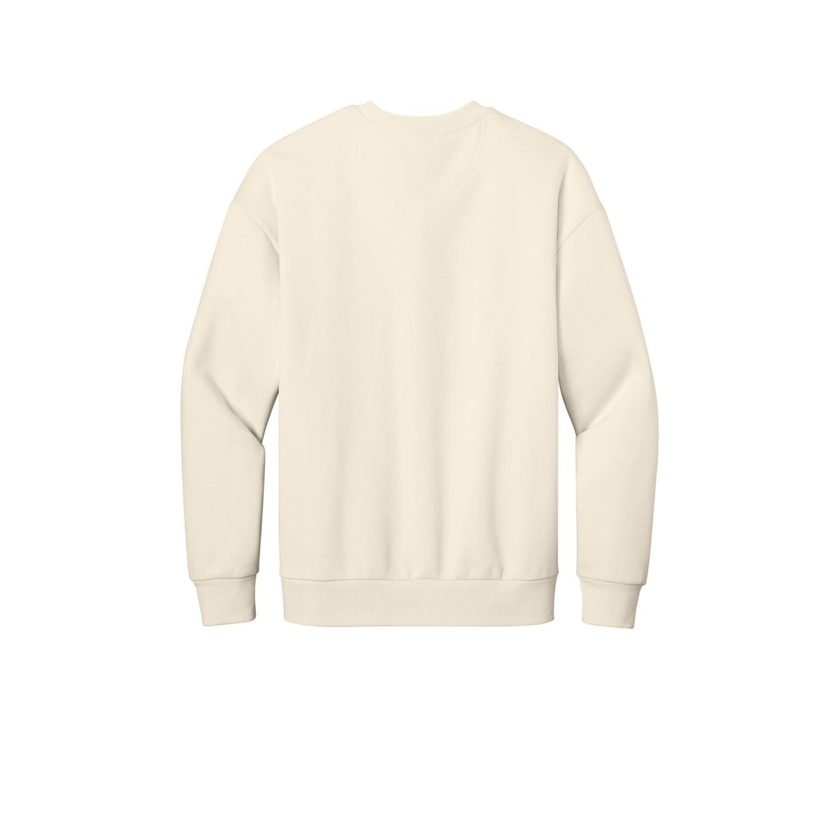 District V.I.T. Heavyweight Fleece Crew — Griege (Back)
