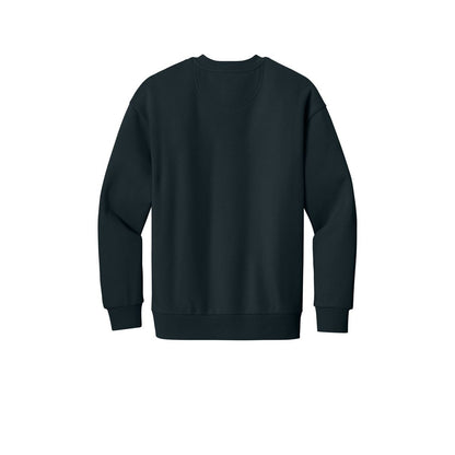 District V.I.T. Heavyweight Fleece Crew — Navy Blue (Back)