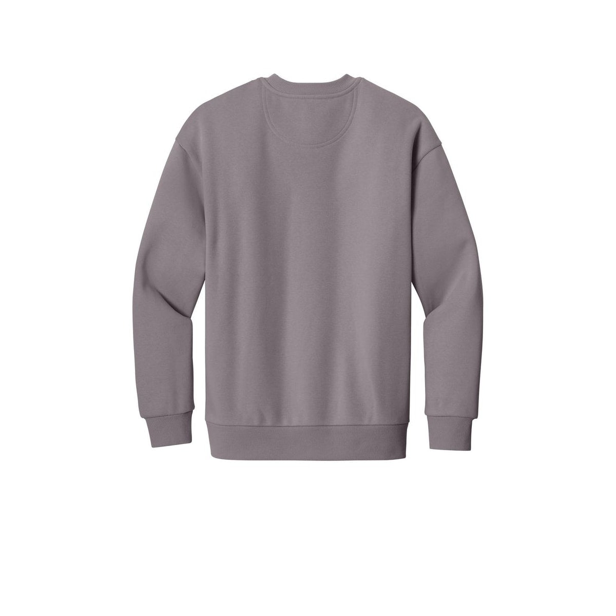 District V.I.T. Heavyweight Fleece Crew — Smoky Amethyst (Back)