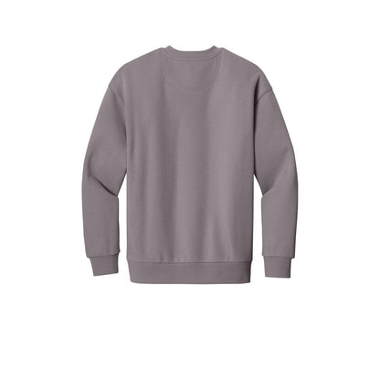 District V.I.T. Heavyweight Fleece Crew — Smoky Amethyst (Back)