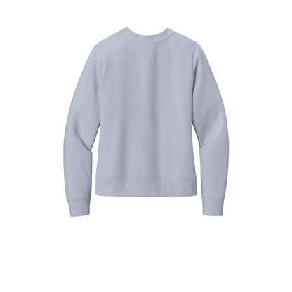District Women's V.I.T. Fleece Crew — Icelandic Purple (Back)