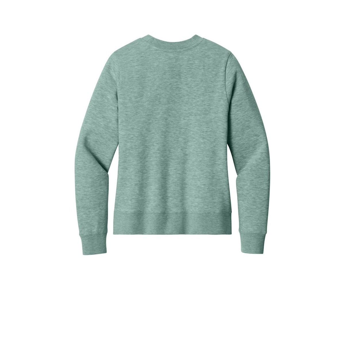 District Women's V.I.T. Fleece Crew — Heathered Dusty Sage (Back)
