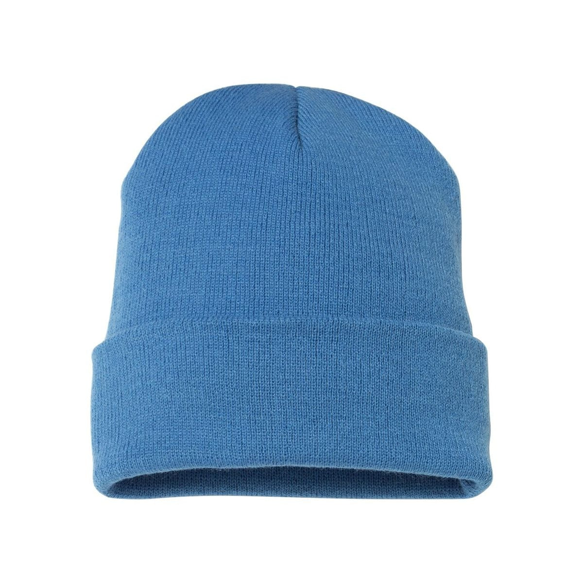 Cuffed Beanie — Carolina Blue (Back)