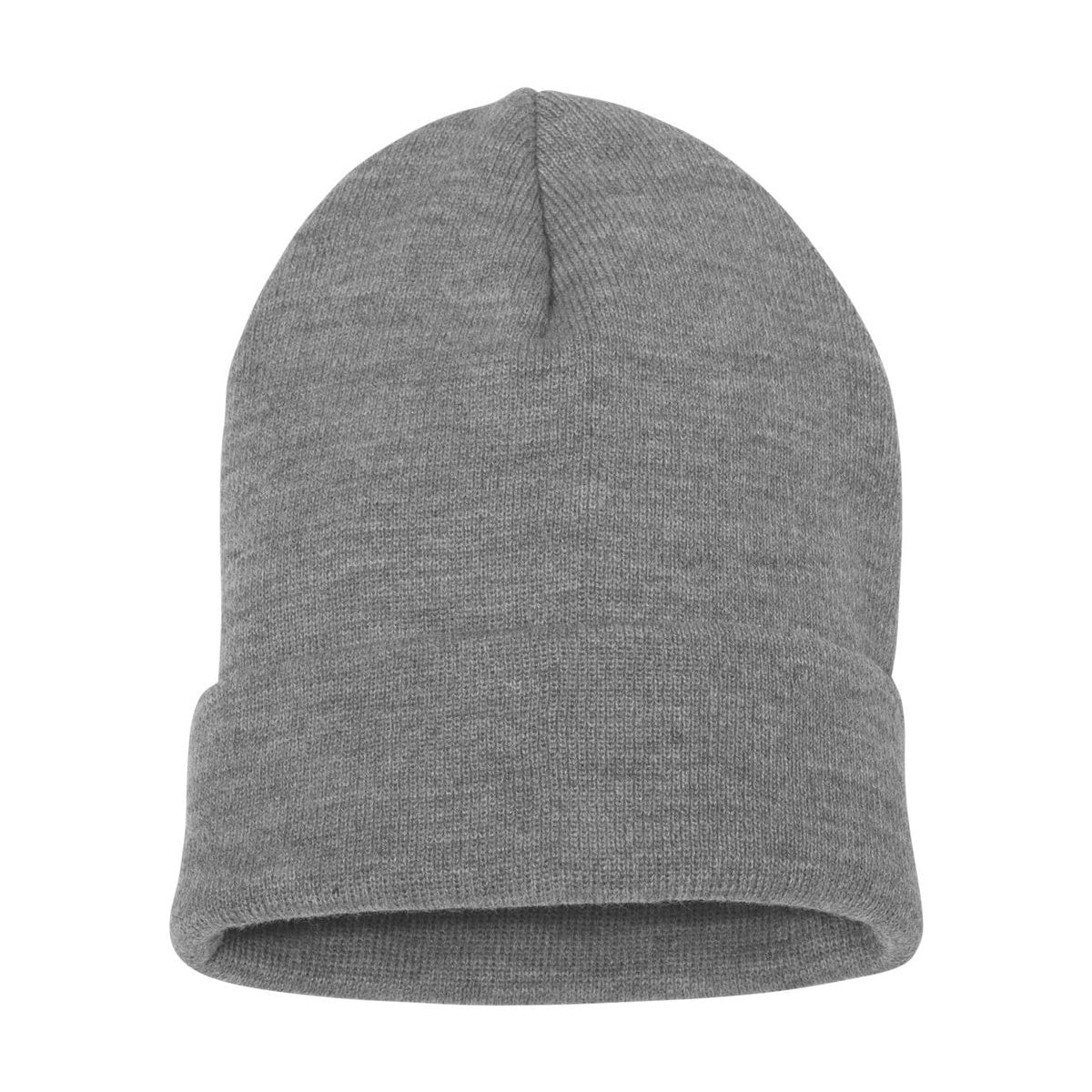 Cuffed Beanie — Heather (Back)