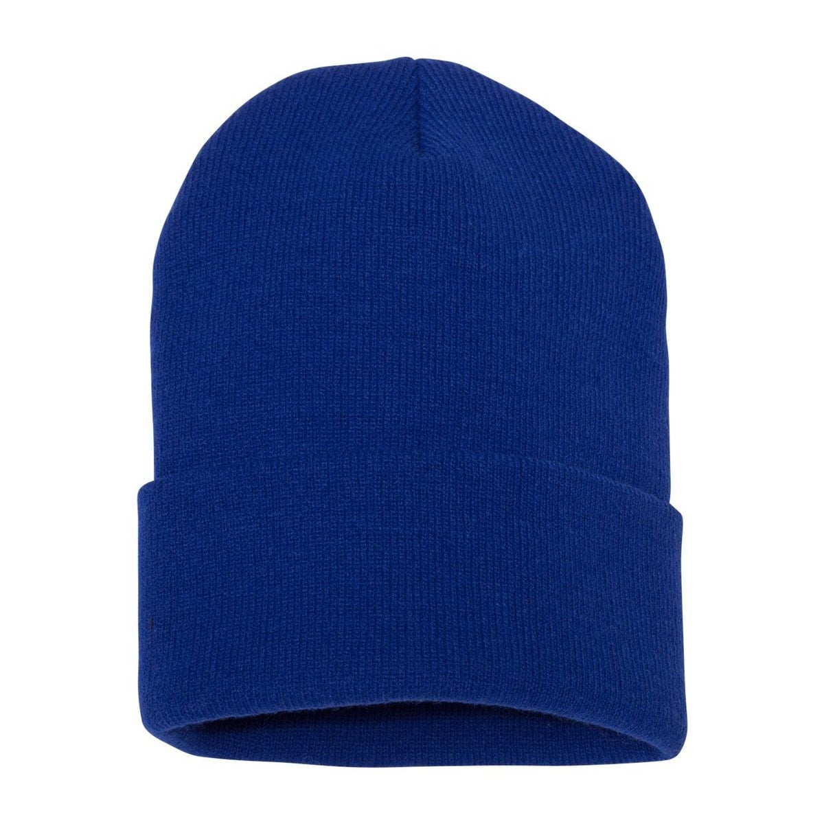Cuffed Beanie — Royal (Back)