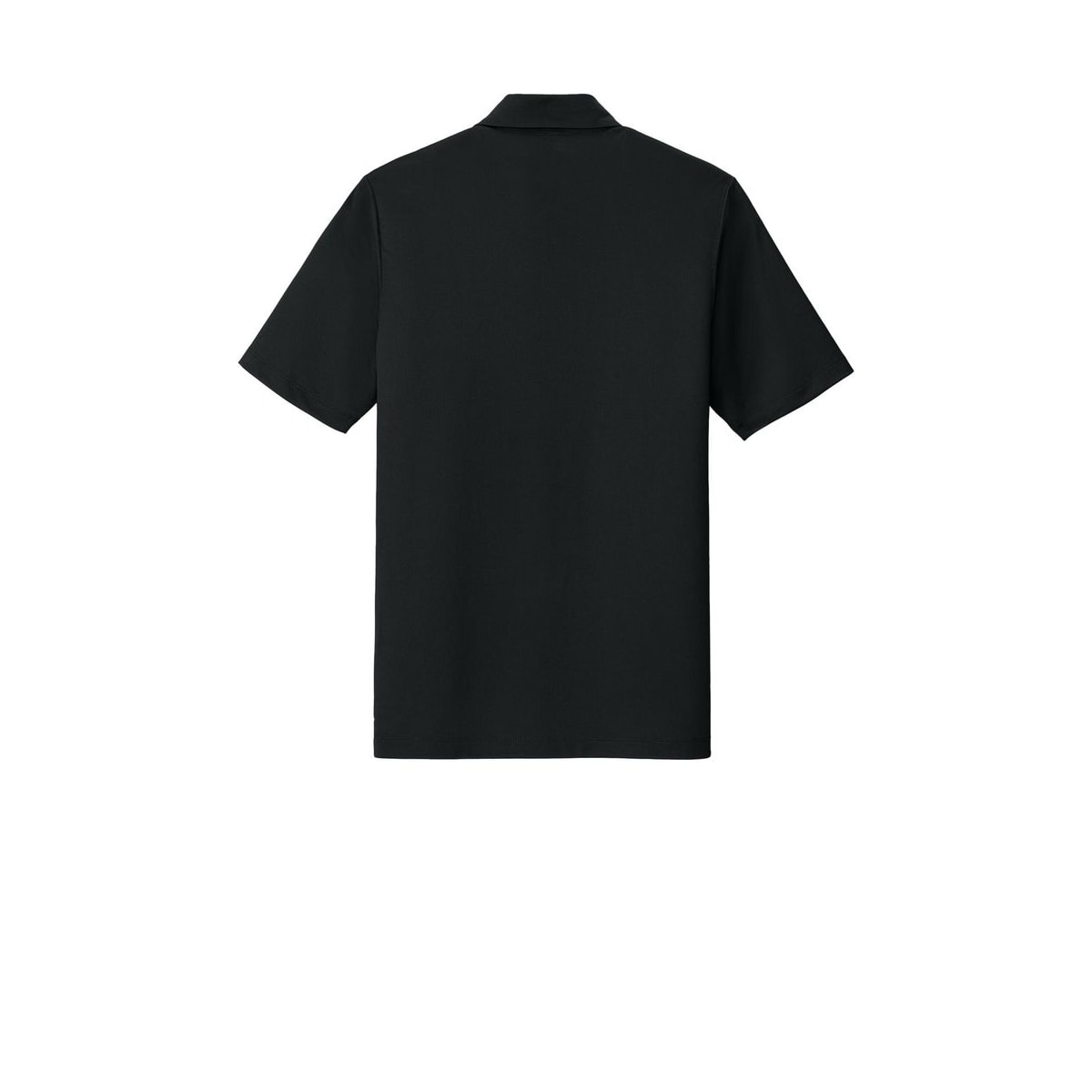 Mercer+Mettle Recharge Jersey Polo — Deep Black (Back)
