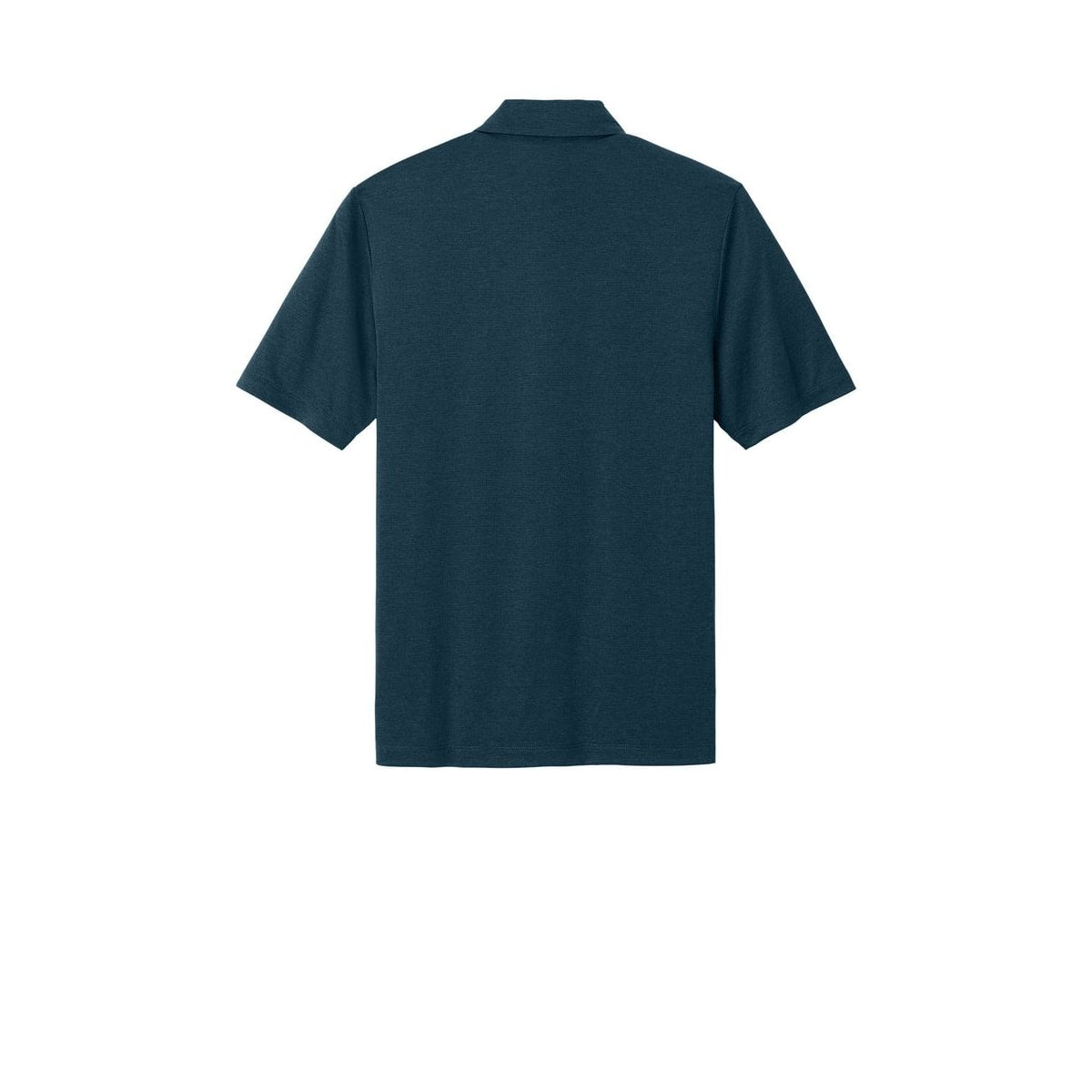Mercer+Mettle Recharge Jersey Polo — Insignia Blue Heather (Back)