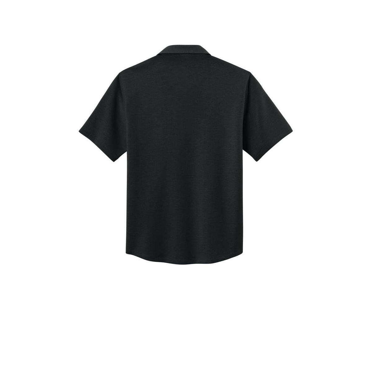 Mercer+Mettle Lite Spacer Polo — Deep Black (Back)