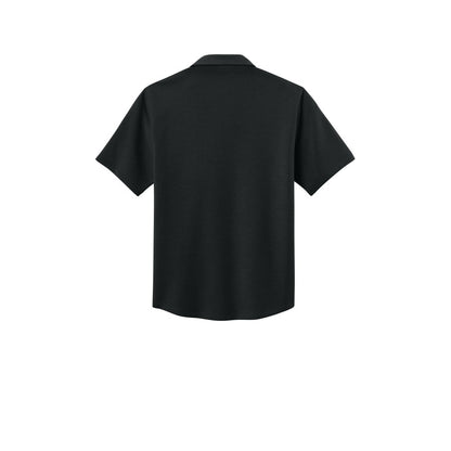 Mercer+Mettle Lite Spacer Polo — Deep Black (Back)