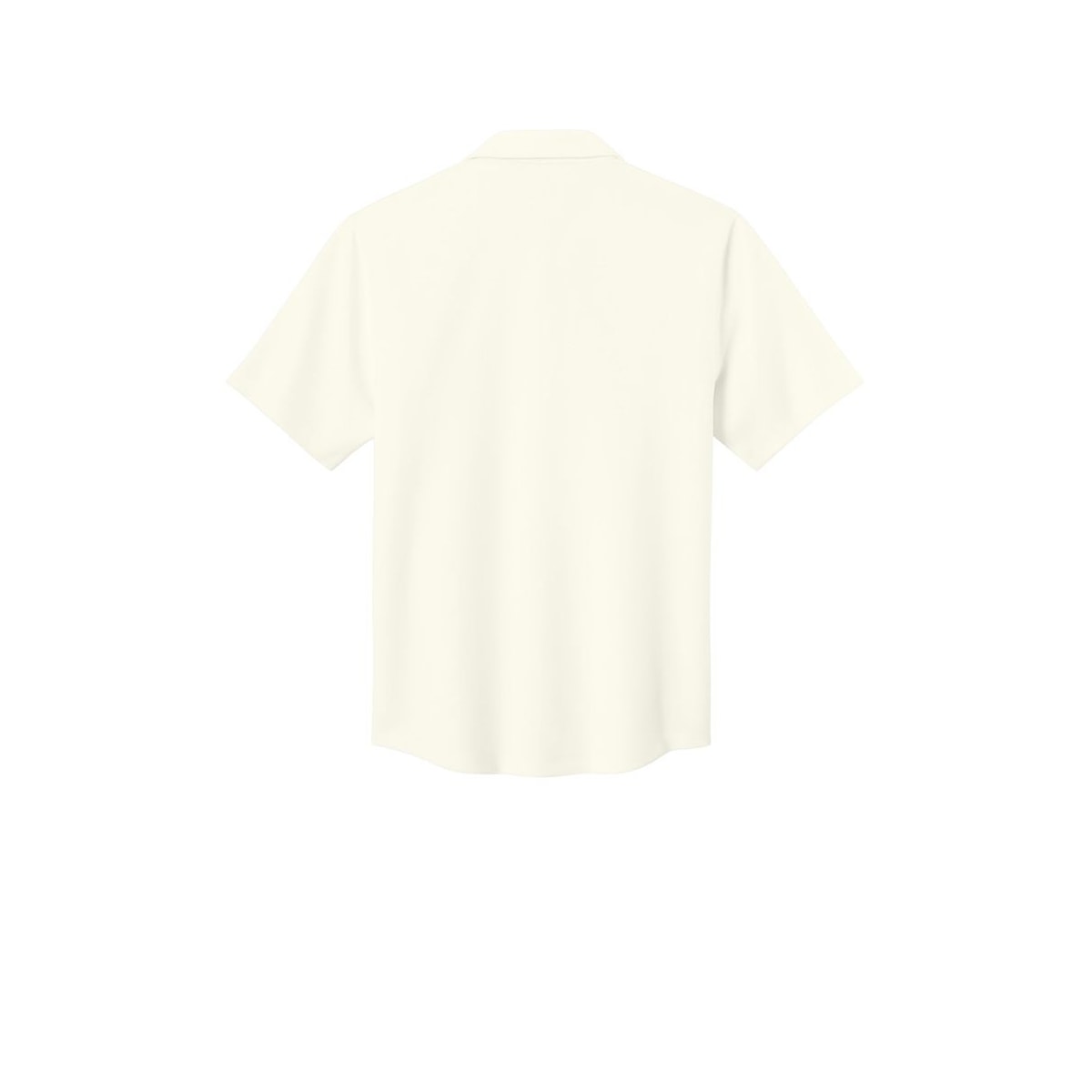Mercer+Mettle Lite Spacer Polo — Ivory Chiffon (Back)