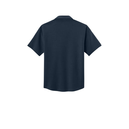 Mercer+Mettle Lite Spacer Polo — Night Navy (Back)