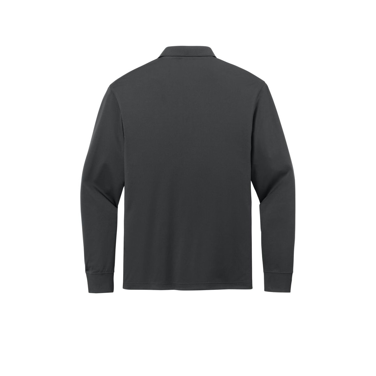 CornerStone Workwear Pro Tactical Long Sleeve Polo — Echo Steel (Back)