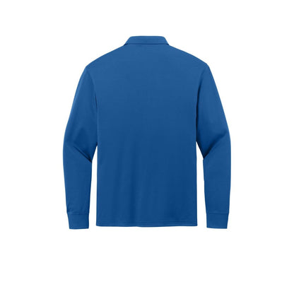 CornerStone Workwear Pro Tactical Long Sleeve Polo — Royal (Back)