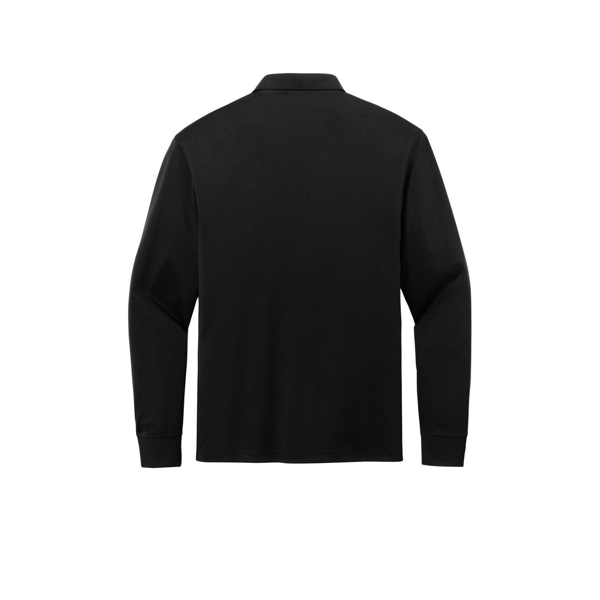 CornerStone Workwear Pro Tactical Long Sleeve Polo — Black (Back)