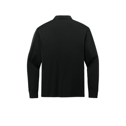 CornerStone Workwear Pro Tactical Long Sleeve Polo — Black (Back)