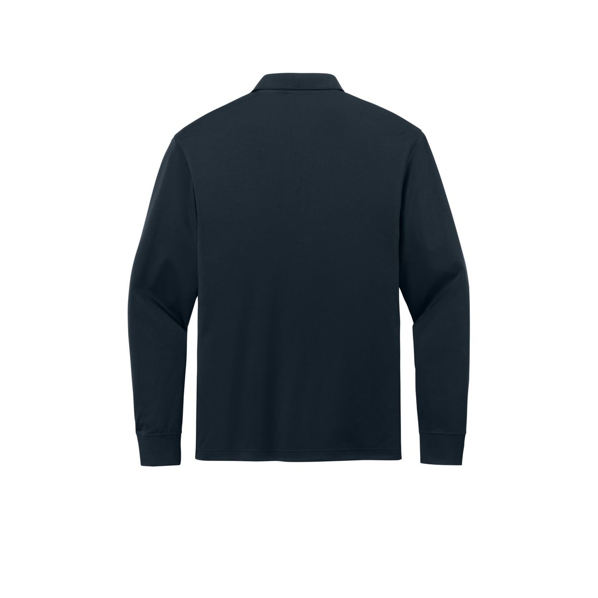 CornerStone Workwear Pro Tactical Long Sleeve Polo — Dark Navy (Back)