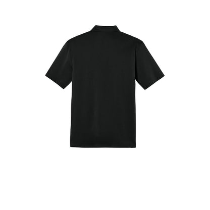 Port Authority Wearever Performance Pique Pocket Polo — Deep Black (Back)
