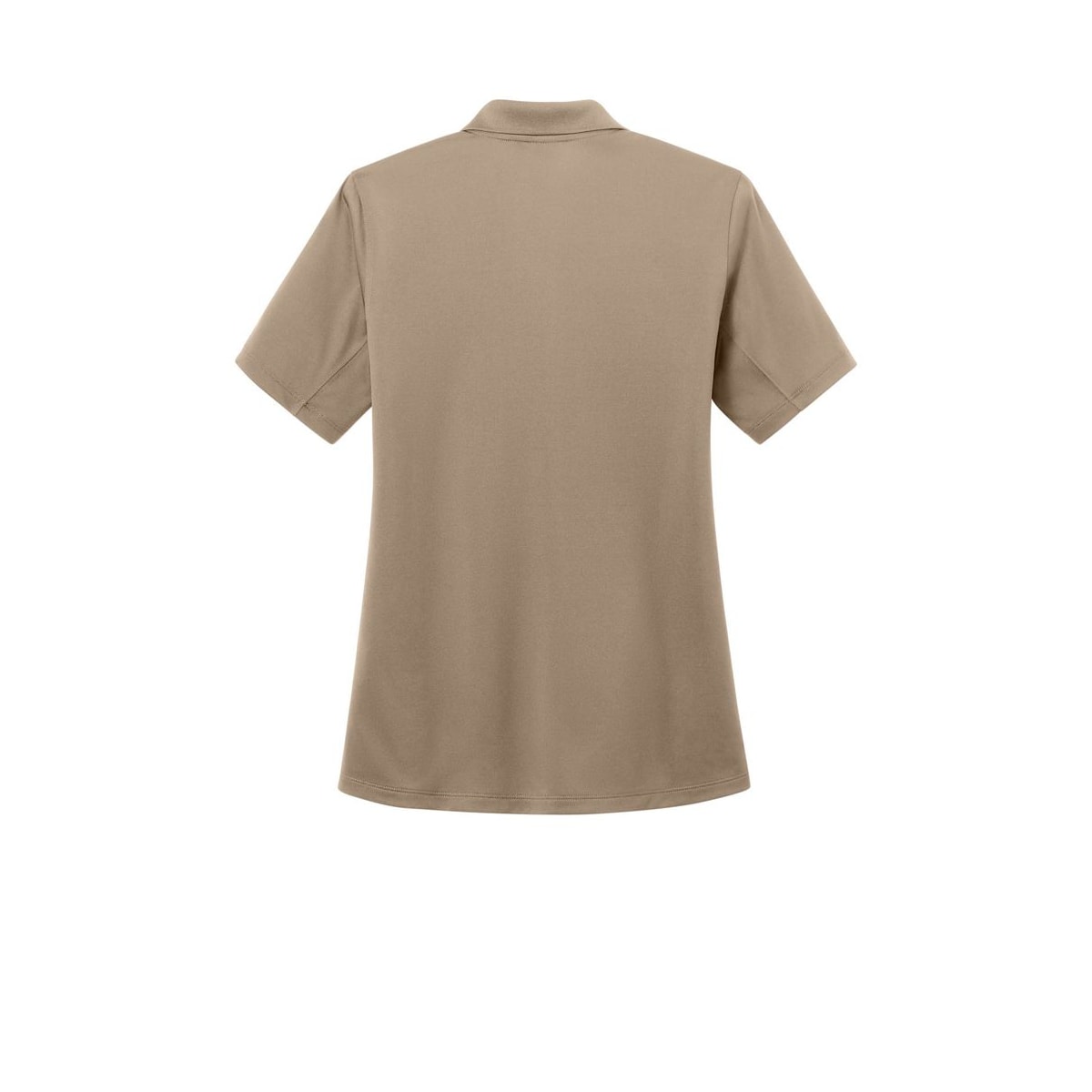 CornerStone Women's Workwear Pro Tactical Polo — Silver Tan (Back)