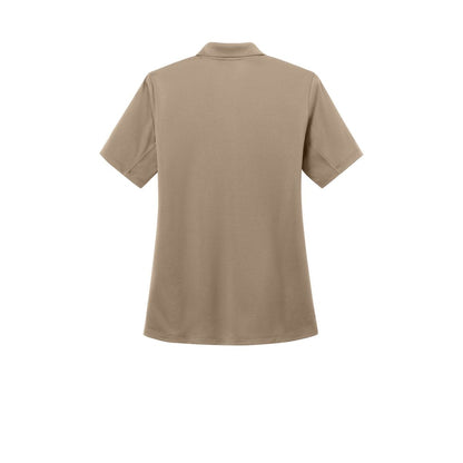 CornerStone Women's Workwear Pro Tactical Polo — Silver Tan (Back)