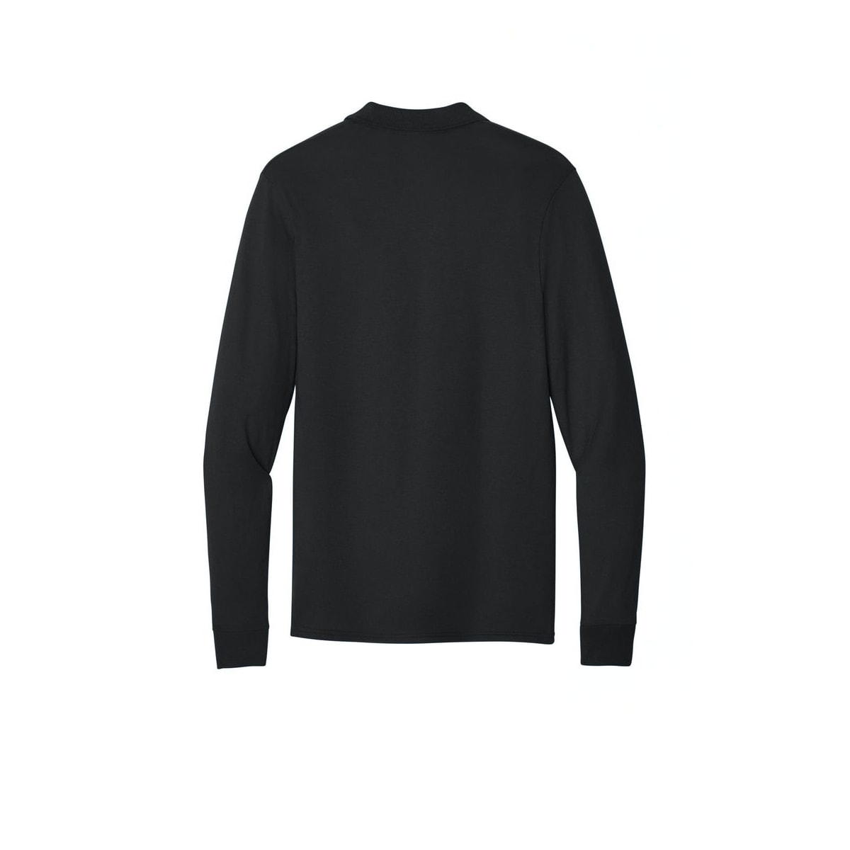 Jerzees Dri-Power Long Sleeve Sport Shirt — Black (Back)