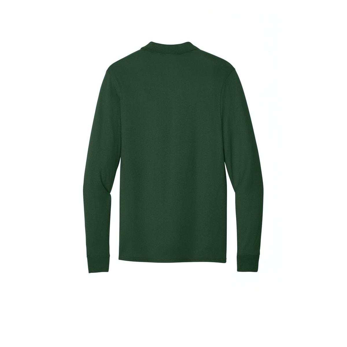 Jerzees Dri-Power Long Sleeve Sport Shirt — Forest Green (Back)