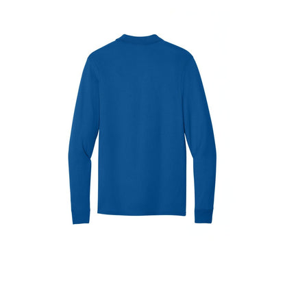 Jerzees Dri-Power Long Sleeve Sport Shirt — Royal (Back)