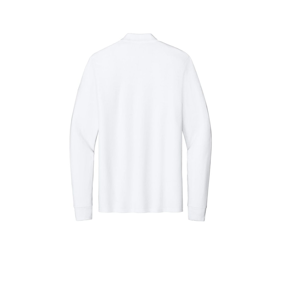 Jerzees Dri-Power Long Sleeve Sport Shirt — White (Back)