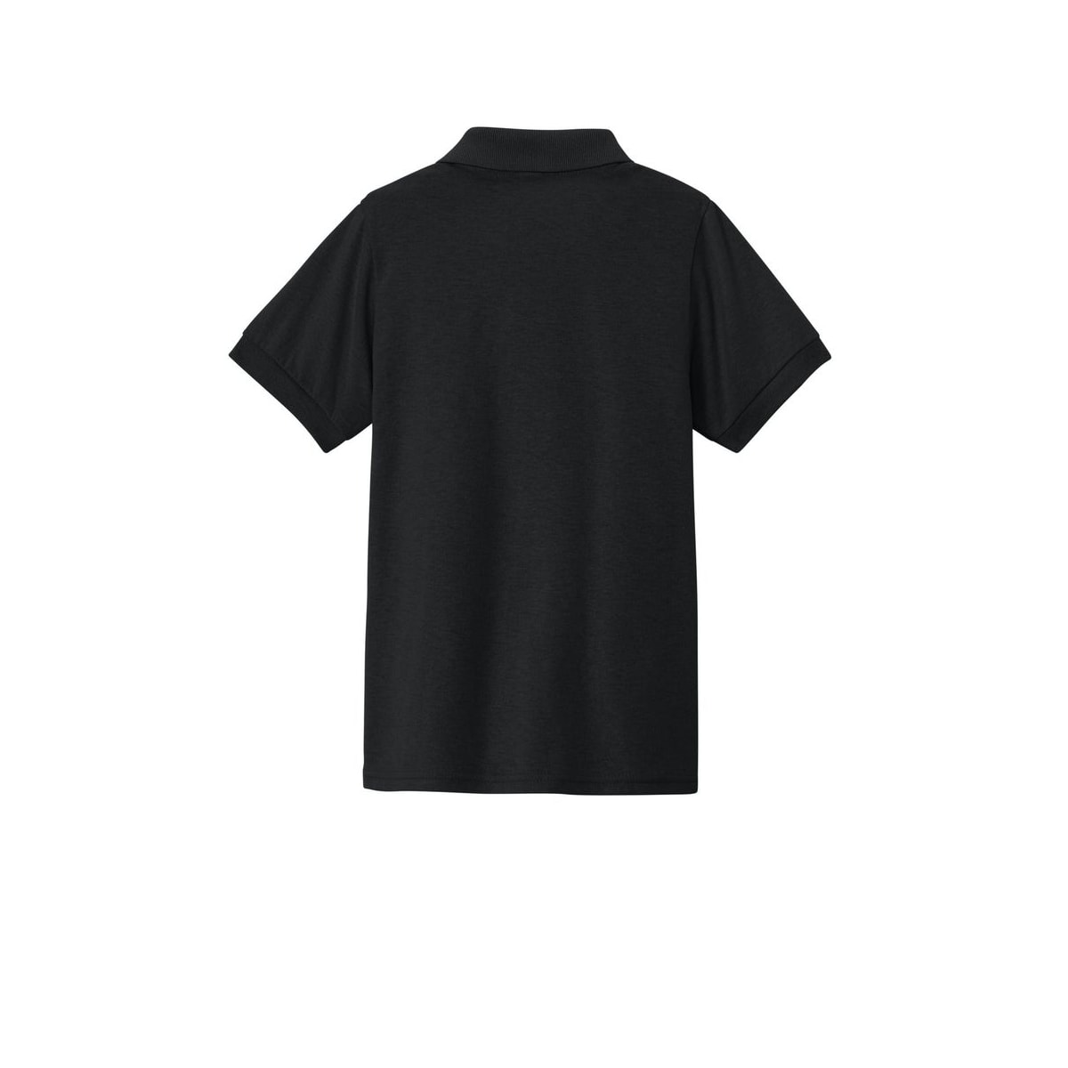 Jerzees Youth Dri-Power Sport Shirt — Black (Back)