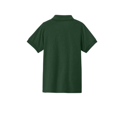 Jerzees Youth Dri-Power Sport Shirt — Forest Green (Back)