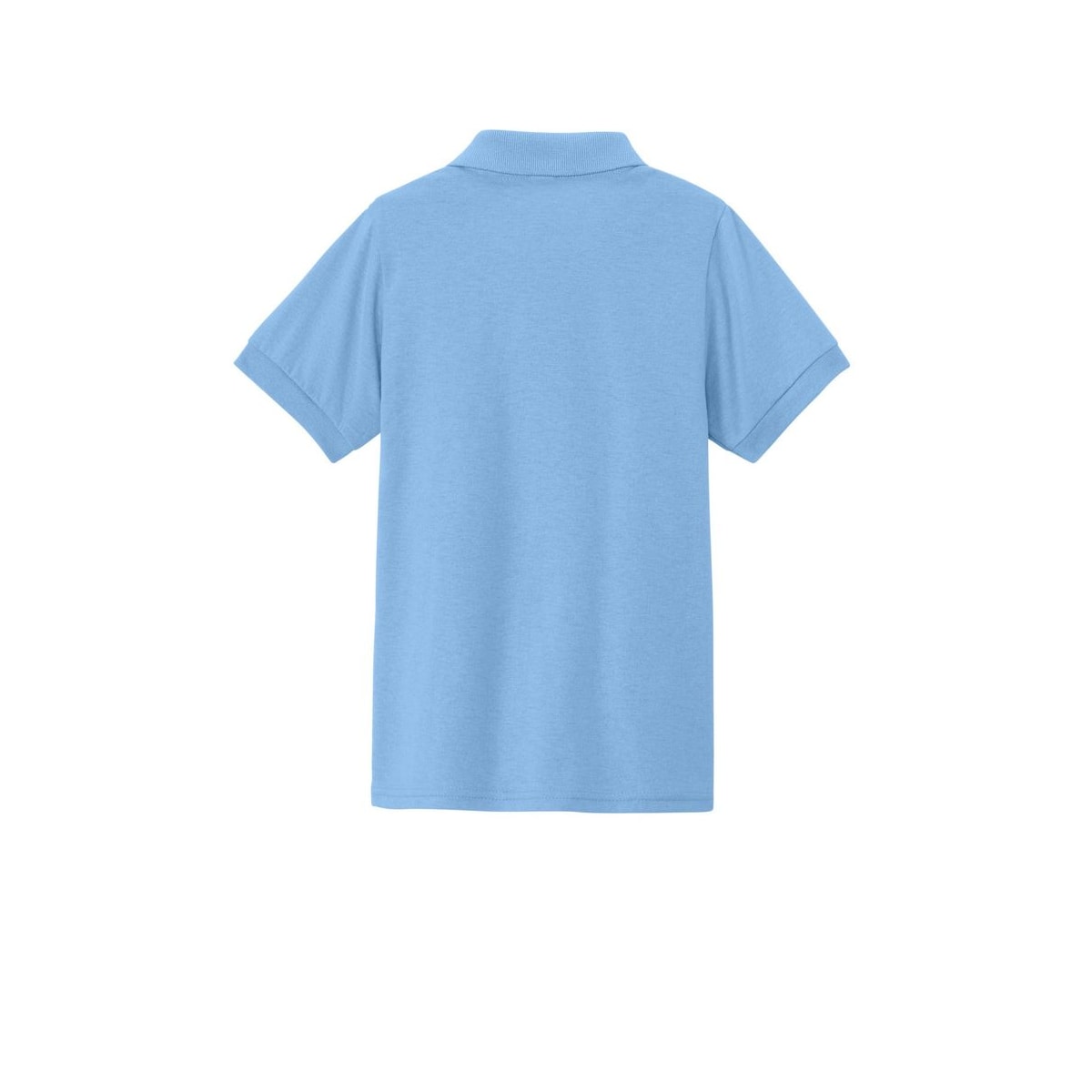 Jerzees Youth Dri-Power Sport Shirt — Light Blue (Back)
