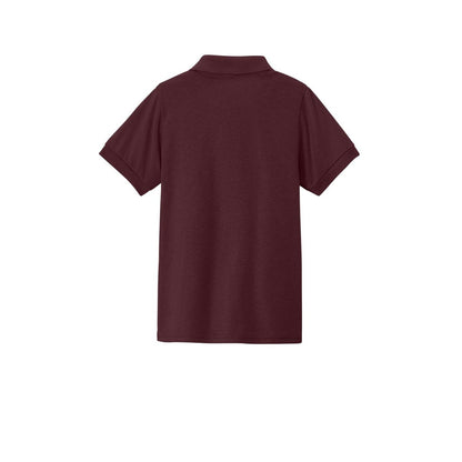 Jerzees Youth Dri-Power Sport Shirt — Maroon (Back)