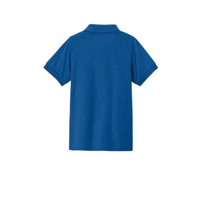 Jerzees Youth Dri-Power Sport Shirt — Royal (Back)