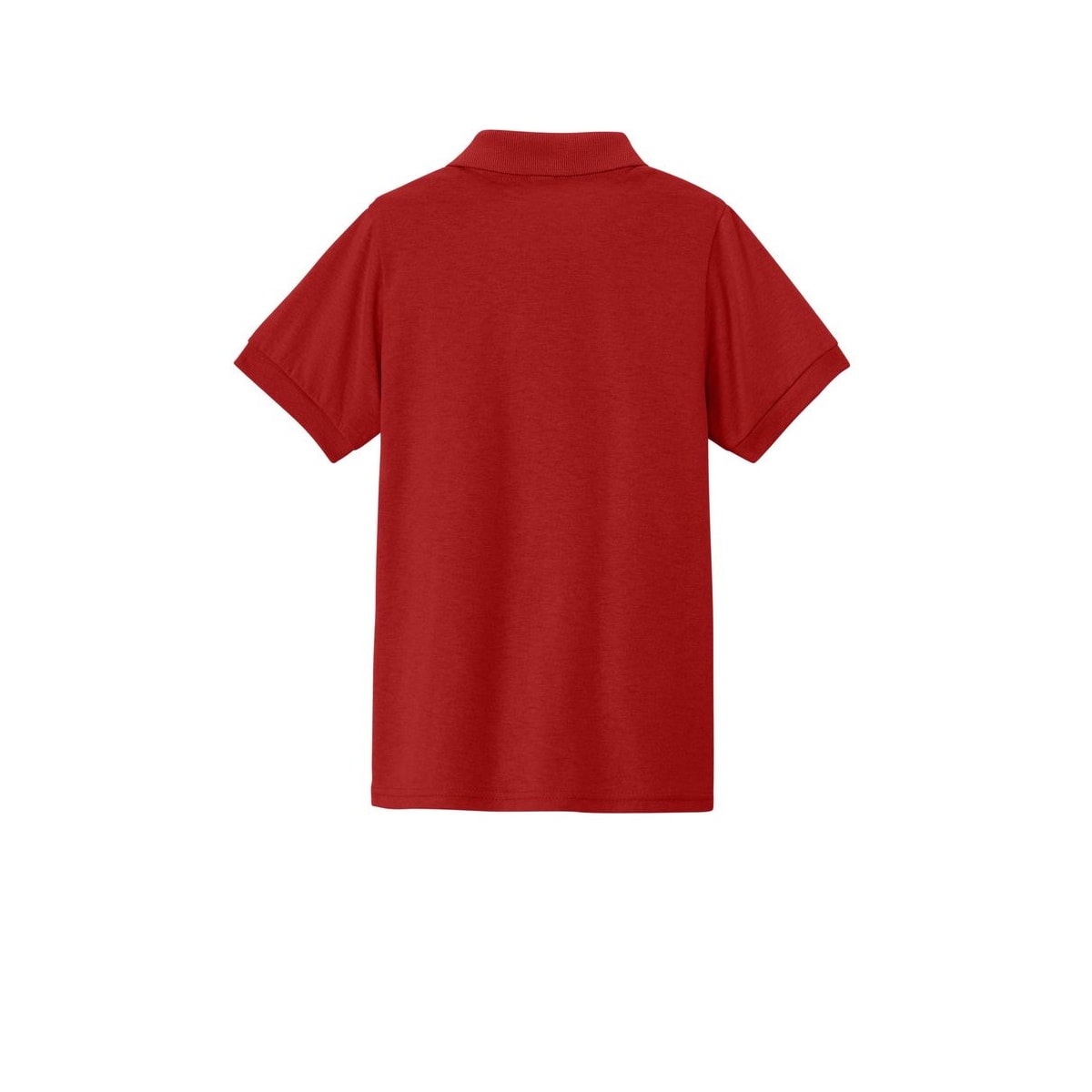 Jerzees Youth Dri-Power Sport Shirt — True Red (Back)