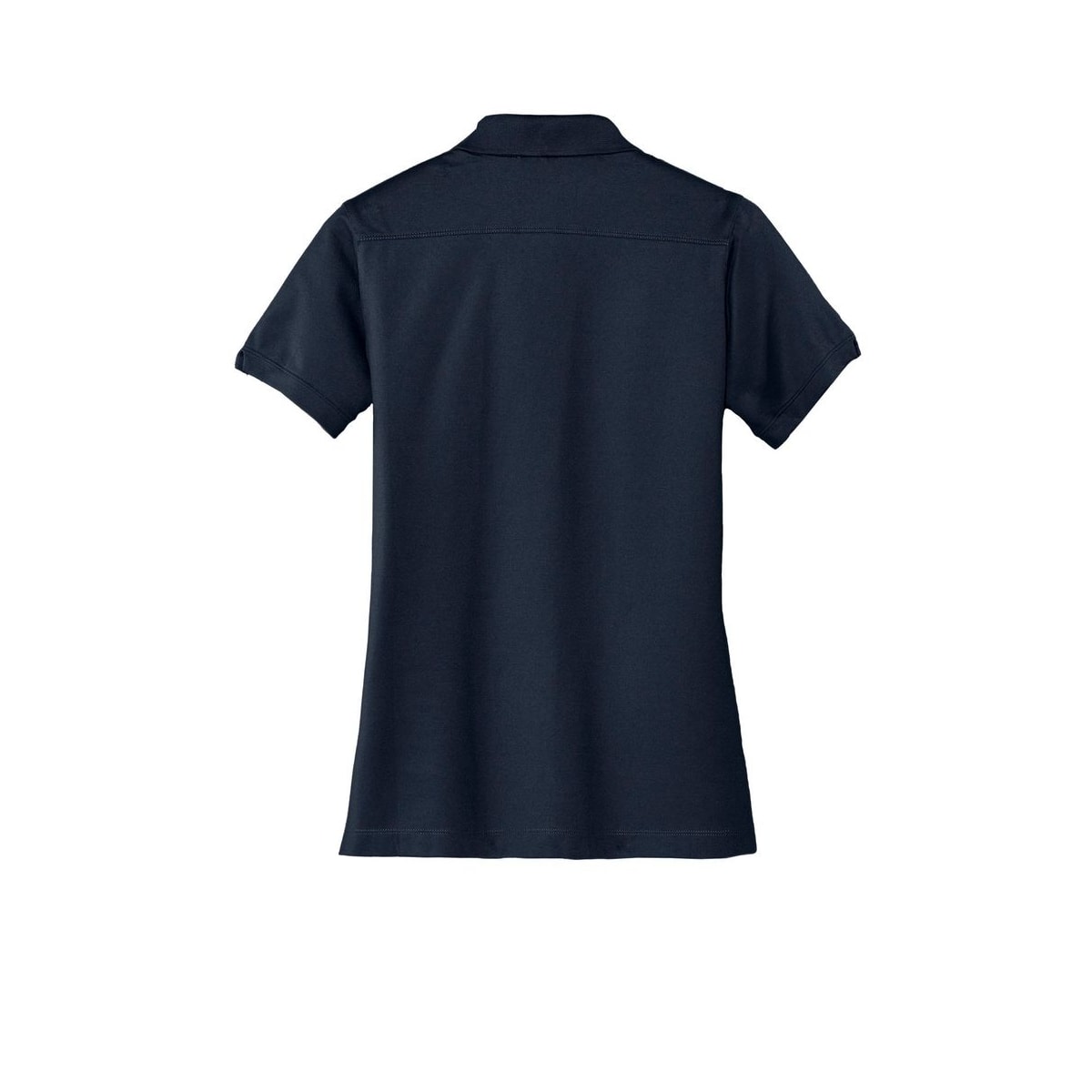 Port Authority Women's Stretch Pique Polo — Dress Blue Navy (Back)
