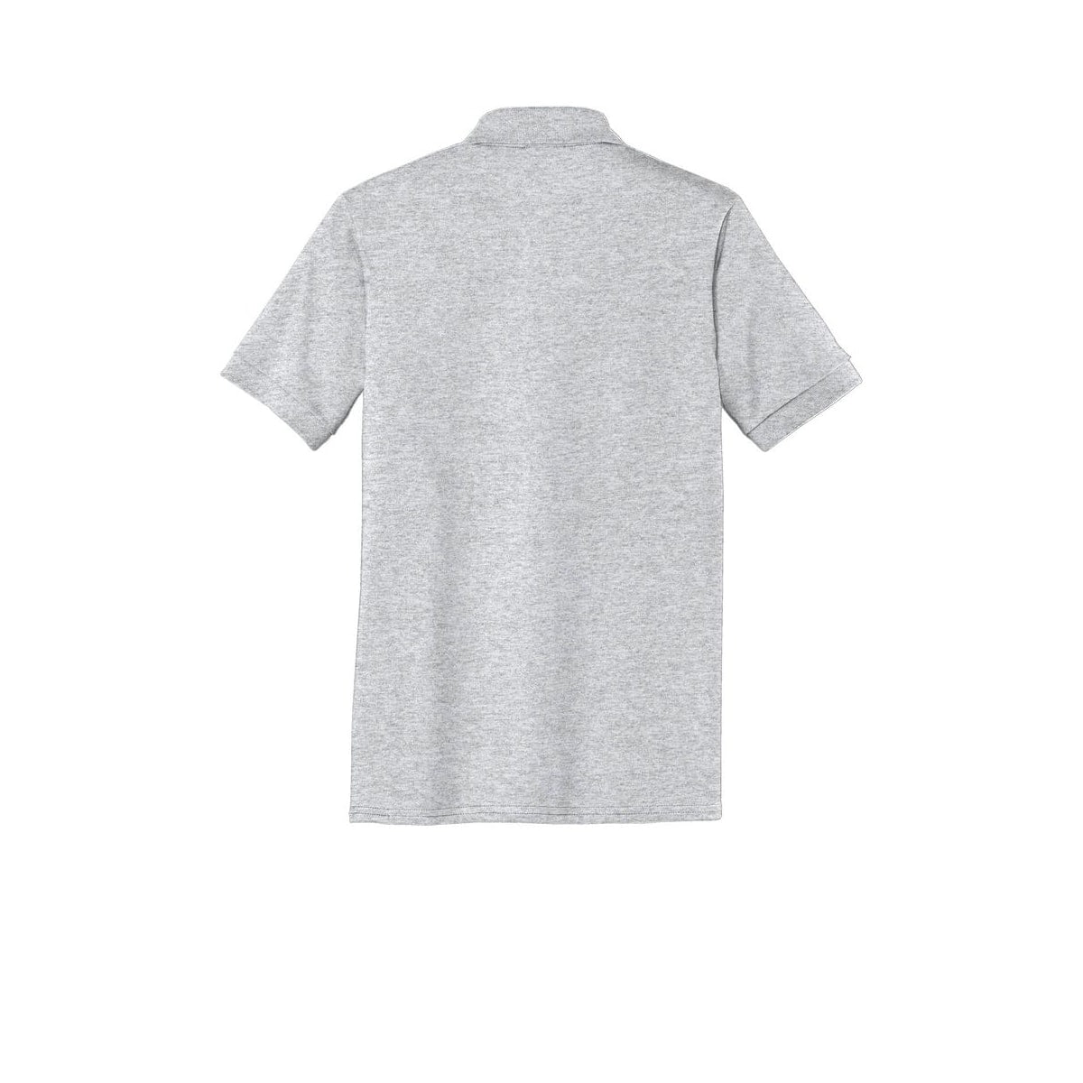 Port & Co Tall Core Blend Jersey Knit Polo — Ash (Back)