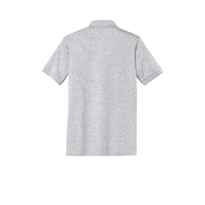 Port & Co Tall Core Blend Jersey Knit Polo — Ash (Back)