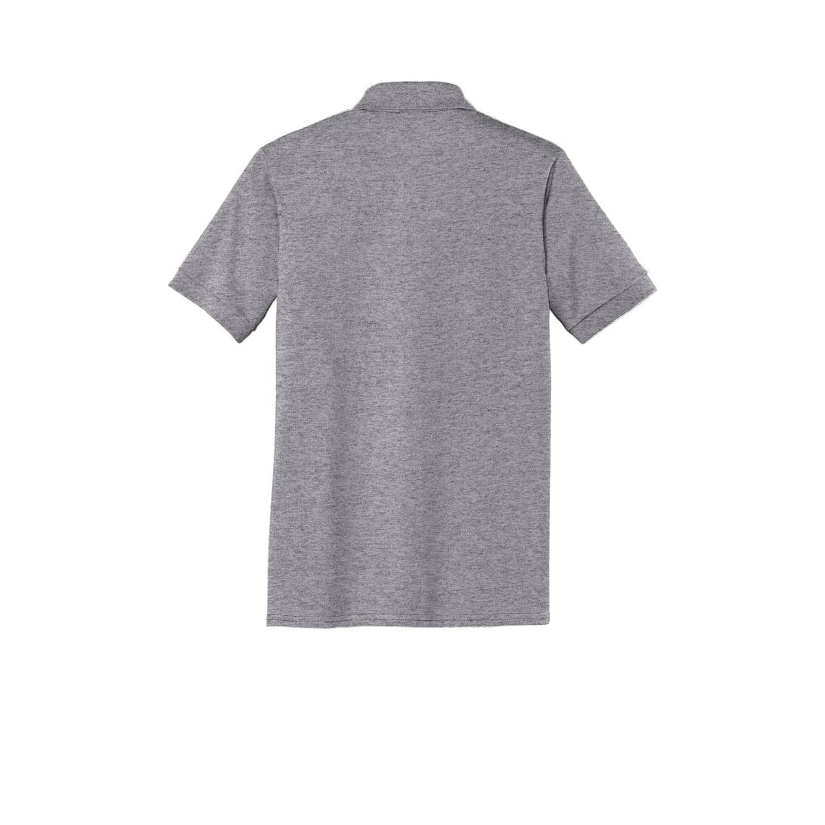 Port & Co Tall Core Blend Jersey Knit Polo — Athletic Heather (Back)