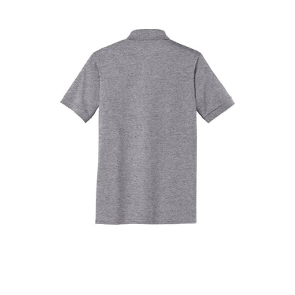Port & Co Tall Core Blend Jersey Knit Polo — Athletic Heather (Back)