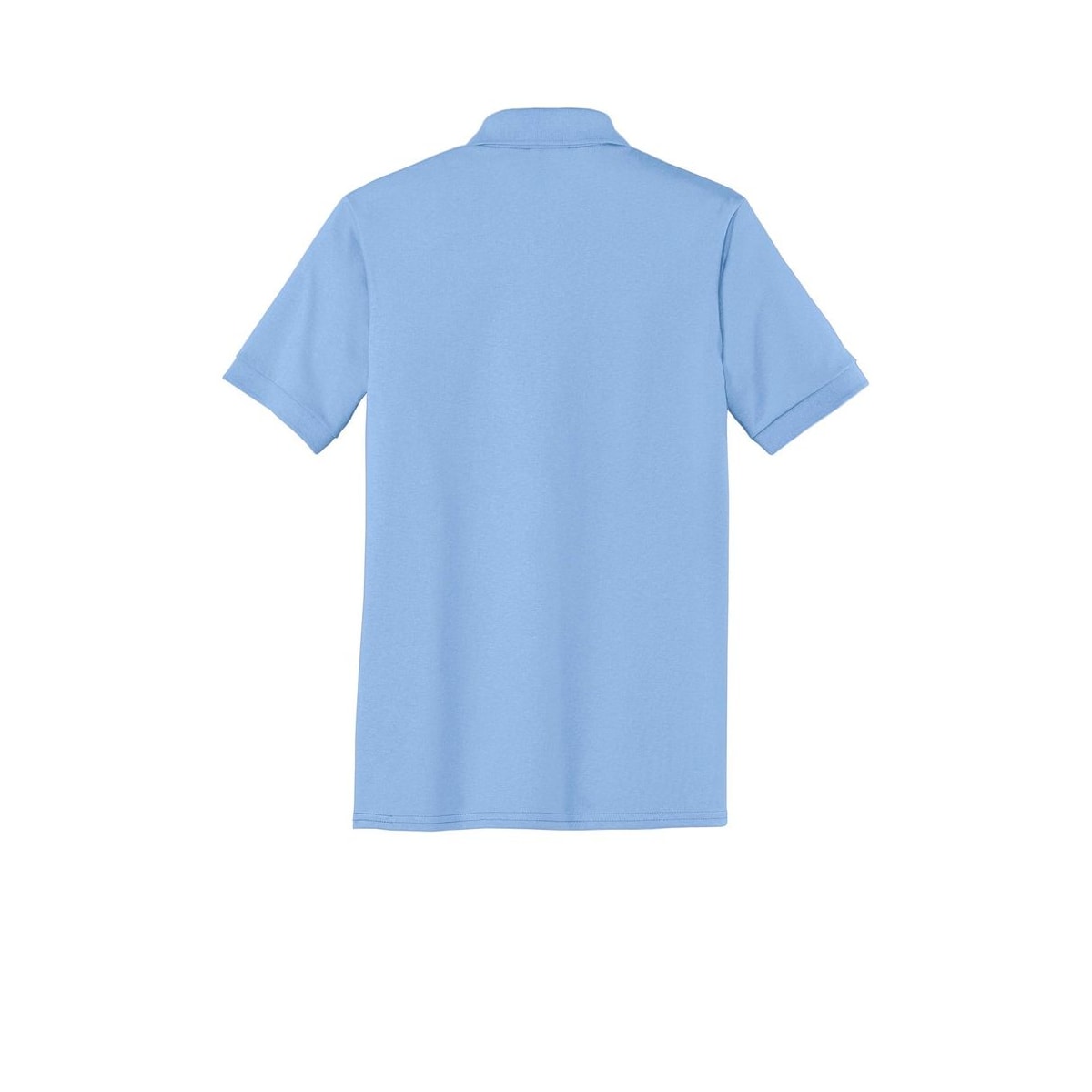 Port & Co Tall Core Blend Jersey Knit Polo — Light Blue (Back)
