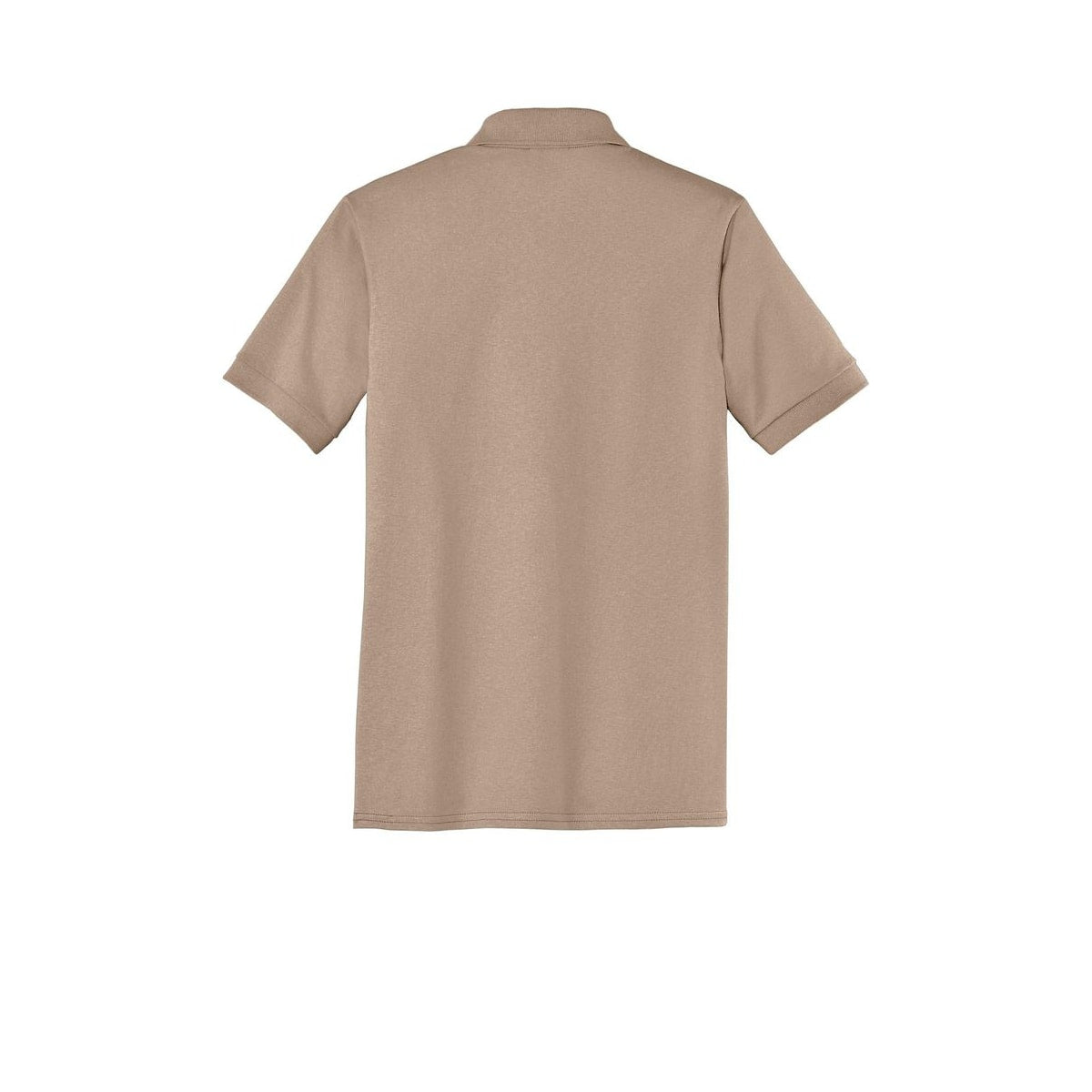 Port & Co Tall Core Blend Jersey Knit Polo — Sand (Back)